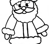 Coloriage Père Noël pour enfant