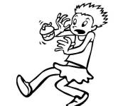 Coloriage Farce de petit g&acirc;teau pour le 1er Avril