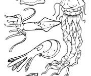 Coloriage Poisson d'avril les gluants
