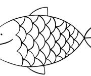 Coloriage Poisson de 1er Avril
