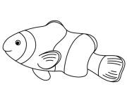 Coloriage Poisson &eacute;patant d'Avril