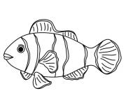 Coloriage Poisson surprenant d'Avril