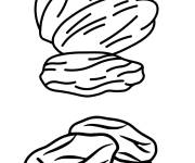 Coloriage Dattes la nourriture de Ramadan