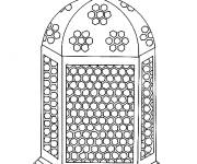 Coloriage et dessins gratuit Fanous adorable de Ramadan à imprimer