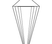 Coloriage Fanous la lampe orientale pour Ramadan 