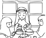 Coloriage Iftar au Ramadan