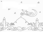 Coloriage La veille du Ramadan