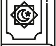 Coloriage Le Coran en monde islamique