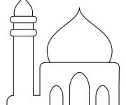 Coloriage Mosqu&eacute;e vectoriel simple