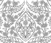 Coloriage Motifs islamique extraordinaire