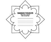Coloriage et dessins gratuit Note du Ramadan &agrave; imprimer à imprimer