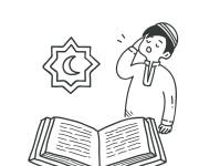 Coloriage Quoran au Ramadan