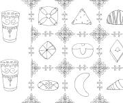 Coloriage Ramadan avec motifs