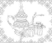 Coloriage Ramadan et tradition du monde musulman