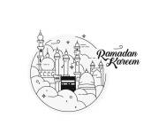 Coloriage et dessins gratuit Ramadan Kareem abstrait à imprimer