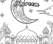 Coloriage Ramadan maternelle &agrave; motifs