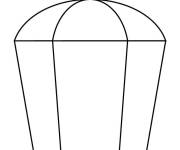 Coloriage et dessins gratuit Ramadan simple pour enfants à imprimer