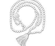 Coloriage Ramadan tasbih
