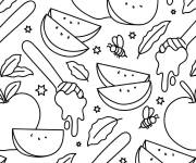 Coloriage Autocollants de Rosh Hashanah
