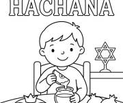 Coloriage Roch Hachana pour gar&ccedil;ons