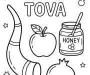 Coloriage Shana Tova
