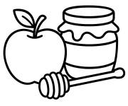 Coloriage Shana Tova For Rosh Hashanah