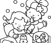 Coloriage Bricolages pour Saint Nicolas