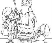 Coloriage Costume de Saint Nicolas