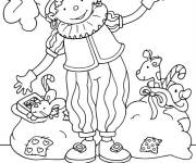 Coloriage Lutin de Saint Nicolas