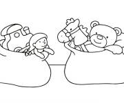 Coloriage Petits souliers de Saint Nicolas