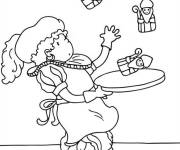 Coloriage Un lutin &agrave; roulettes