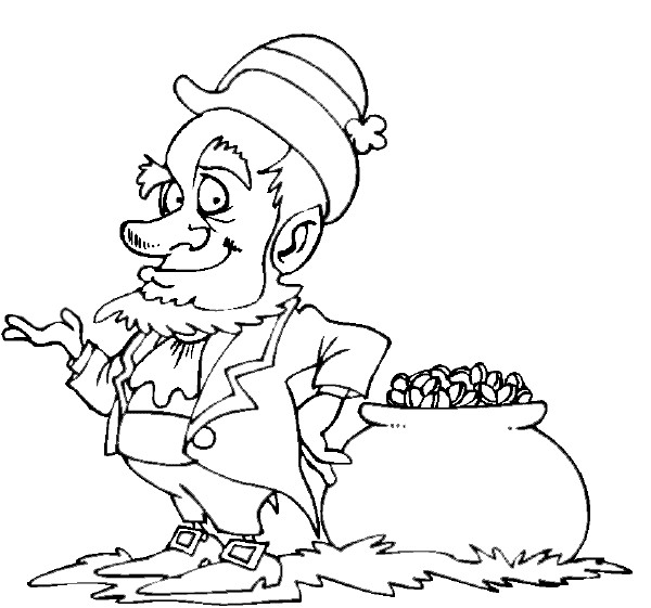 Coloriage St Patrick Imprimer