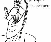 Coloriage et dessins gratuit Saint-Patrick Irlandais à imprimer