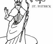 Coloriage Saint-Patrick Irlandais