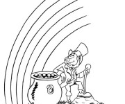 Coloriage Saint-Patrick sur ordinateur