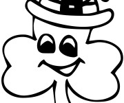 Coloriage et dessins gratuit Saint-Patrick vecteur à imprimer