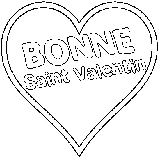 Coloriage D Amour St Valentin
