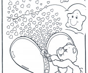 Coloriage Des Coeurs Partout Pour Le St-Valentin