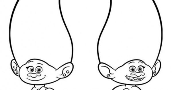Coloriage Les trolls Satin et Chenille dessin gratuit à ...