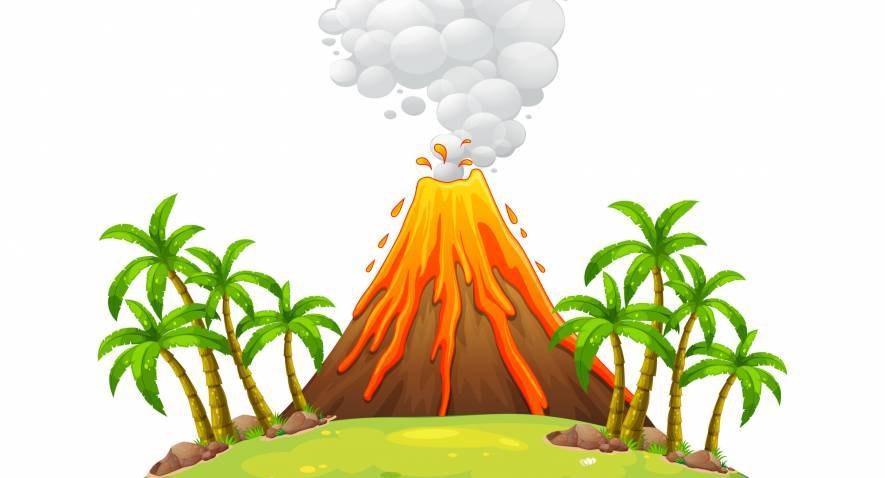 Conte « pourquoi les volcans ont de la lave? »