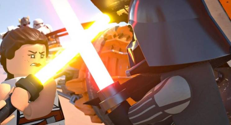 Lego Star Wars: Rey se place avec Dark Vador avec plus de détails