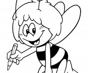 Coloriage Abeille Maya dessine