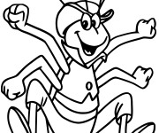 Coloriage Flip tout en sautant