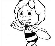 Coloriage et dessins gratuit Maya L'abeille à imprimer