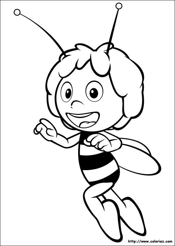 Coloriage et dessins gratuits Maya L'abeille à imprimer
