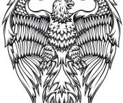 Coloriage Aigle majestueux adulte