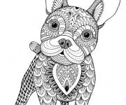 Coloriage et dessins gratuit Chiot adorable complexe à imprimer
