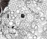 Coloriage Hamster adulte