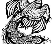 Coloriage Phoenix adulte