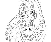 Coloriage Cheval magique pour adulte en ligne